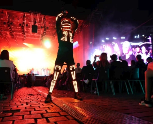 Costume cu lumini LED Trupa The Sky Iasi