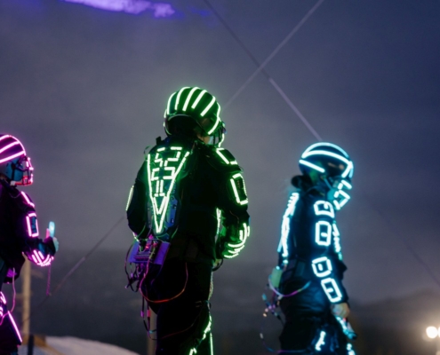 Costume cu lumini LED Trupa The Sky Iasi