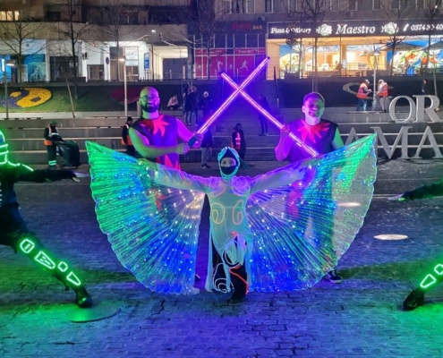 Costume cu lumini LED Trupa The Sky Iasi