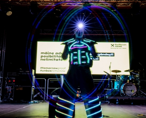 Costume cu lumini LED Trupa The Sky Iasi