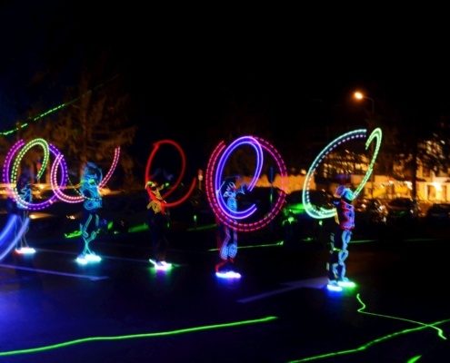 Costume cu lumini LED Trupa The Sky Iasi