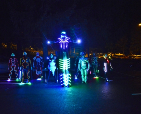 Costume cu lumini LED Trupa The Sky Iasi