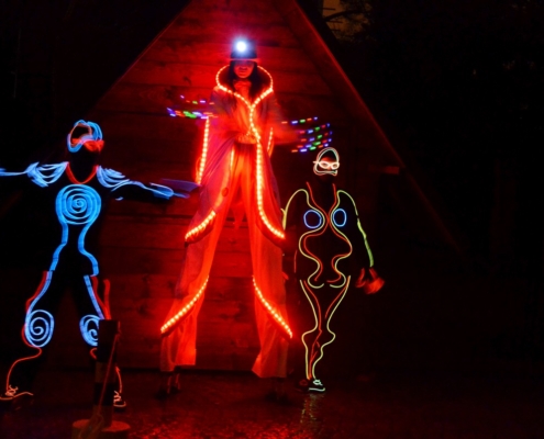 Costume cu lumini LED Trupa The Sky Iasi