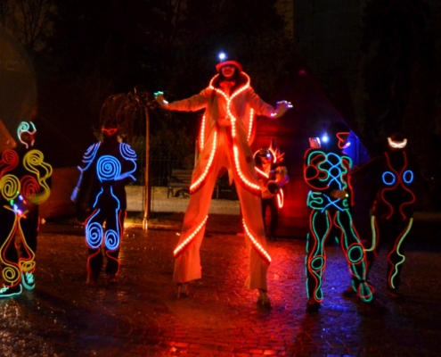 Costume cu lumini LED Trupa The Sky Iasi