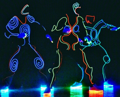 Costume cu lumini LED Trupa The Sky Iasi