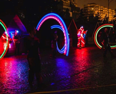 Costume cu lumini LED Trupa The Sky Iasi